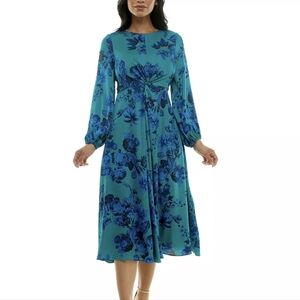 Maison TaraWomen's Maison Tara Knot Waist Fit & Flare Dress